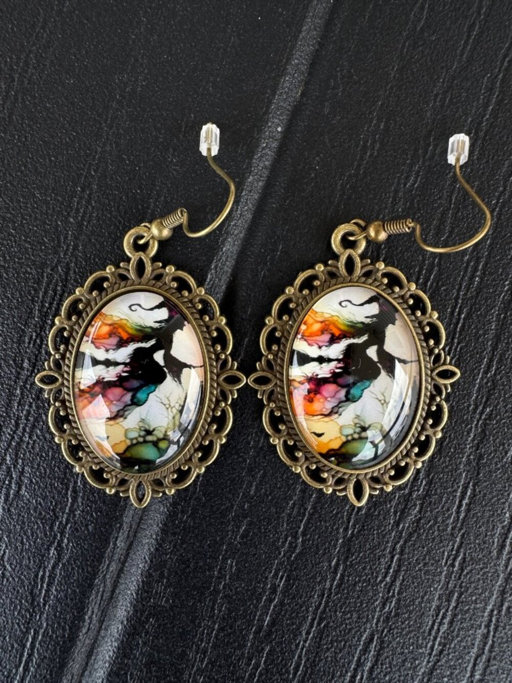 Watercolor Witch Earrings